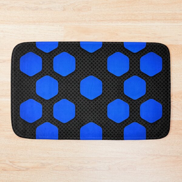 Item preview, Blue Hexagon Grid designed and sold by Kaleidoscope Print.