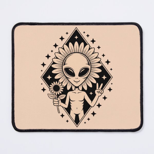 Item preview, Alien with a sunflower designed and sold by 123ks.