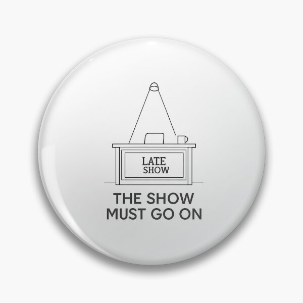Item preview, The Late Show The Empty Stage The Show Must Go On designed and sold by Vincentouvier.
