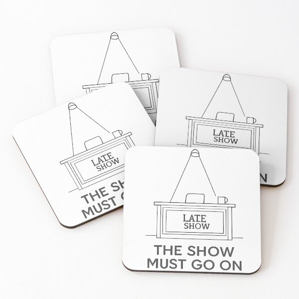 Item preview, The Late Show The Empty Stage The Show Must Go On designed and sold by Vincentouvier.