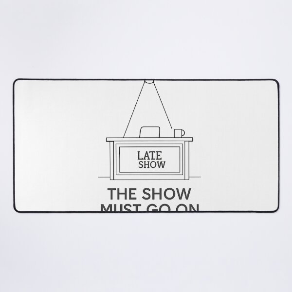 Item preview, The Late Show The Empty Stage The Show Must Go On designed and sold by Vincentouvier.
