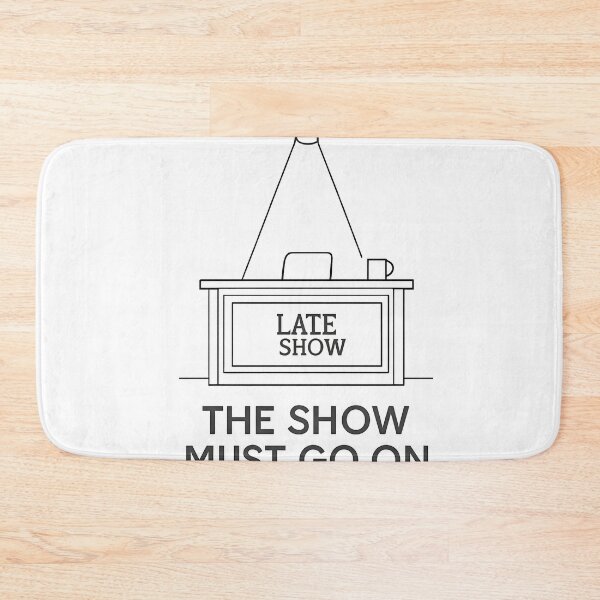 Item preview, The Late Show The Empty Stage The Show Must Go On designed and sold by Vincentouvier.