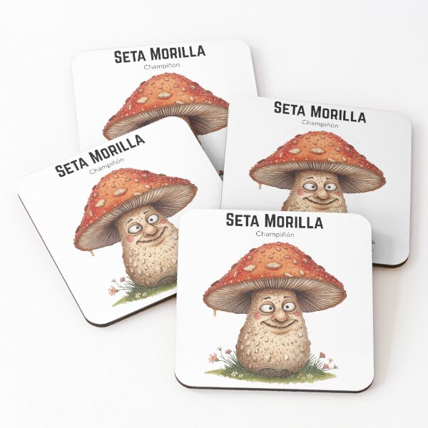 Item preview, Seta Morilla Divertida – Diseño de Hongo Tierno designed and sold by FindYouByZ.