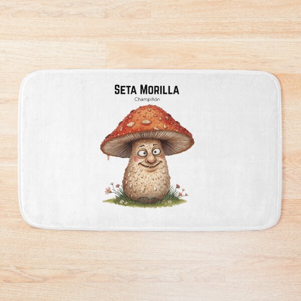Item preview, Seta Morilla Divertida – Diseño de Hongo Tierno designed and sold by FindYouByZ.