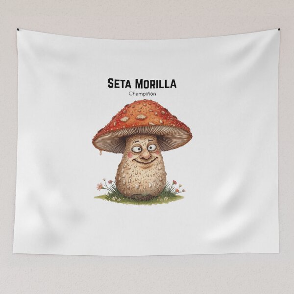Item preview, Seta Morilla Divertida – Diseño de Hongo Tierno designed and sold by FindYouByZ.