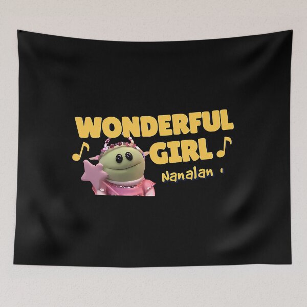 Item preview, Wonderful Girl Nanalan - Adorable Puppet Character Design From Beloved Children'S Tv Show - Whimsical And Charming Art For Kids And Fans Of Nostalgic Entertainment designed and sold by Vincentouvier.