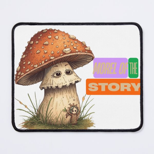 Item preview, Morel of the Story – Cute Mushroom Friends Cartoon Design designed and sold by FindYouByZ.