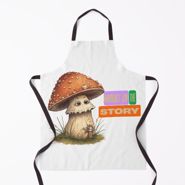 Item preview, Morel of the Story – Cute Mushroom Friends Cartoon Design designed and sold by FindYouByZ.