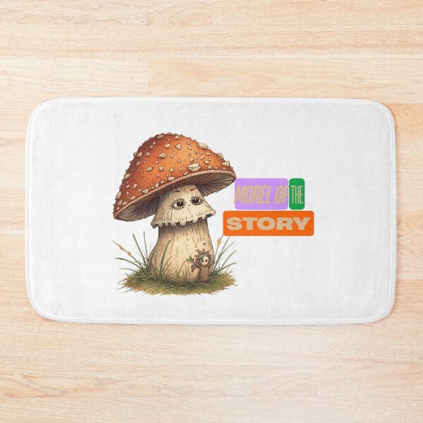 Item preview, Morel of the Story – Cute Mushroom Friends Cartoon Design designed and sold by FindYouByZ.