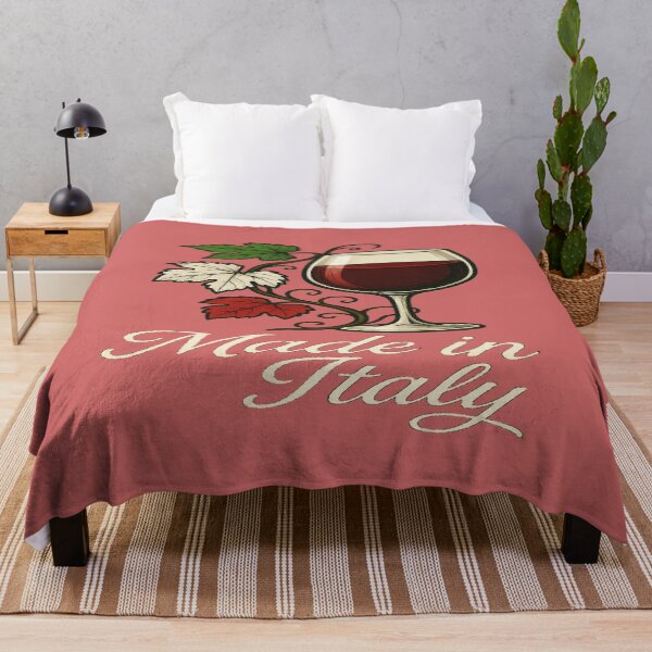 Item preview, Made in Italy Wine Glass – Elegant Grapevine Design with Italy Flag Colors designed and sold by Globalcitytees.