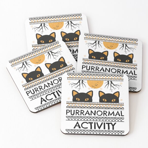 Item preview, Purranormal Activity Halloween Black Cat designed and sold by TheGeekyGiraffe.