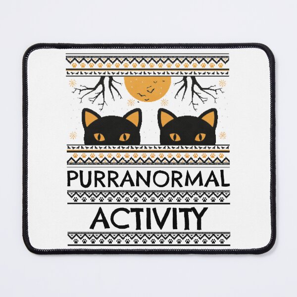 Item preview, Purranormal Activity Halloween Black Cat designed and sold by TheGeekyGiraffe.