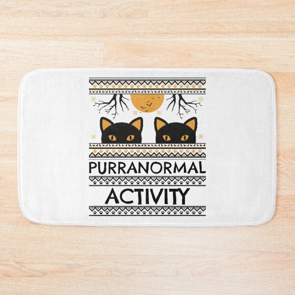 Item preview, Purranormal Activity Halloween Black Cat designed and sold by TheGeekyGiraffe.