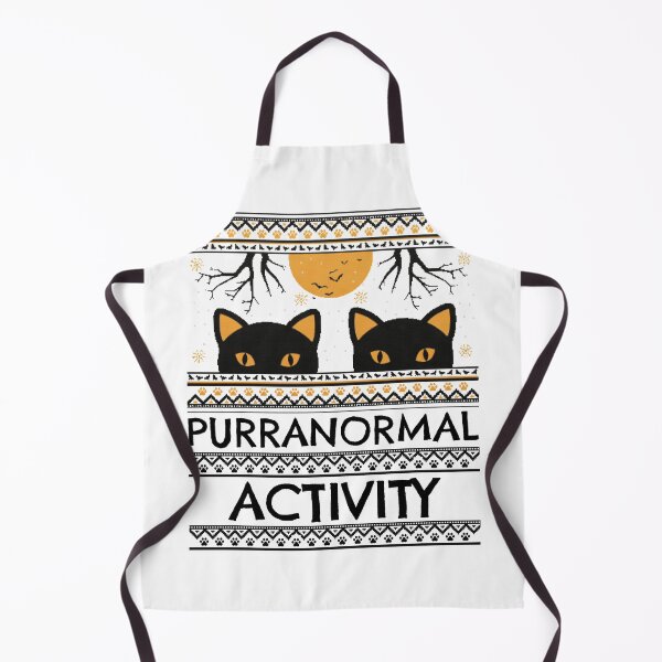 Item preview, Purranormal Activity Halloween Black Cat designed and sold by TheGeekyGiraffe.