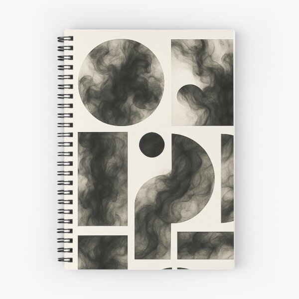 Item preview, Smoke in Geometric Forms – Abstract Minimalist Design designed and sold by Zenvo.