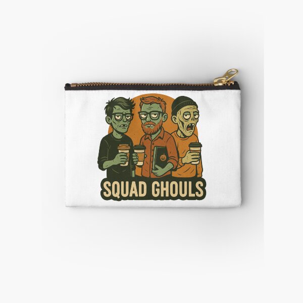 Item preview, Squad Ghouls – Funny Hipster Zombie Halloween Design designed and sold by CanvasFox.
