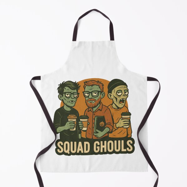 Item preview, Squad Ghouls – Funny Hipster Zombie Halloween Design designed and sold by CanvasFox.