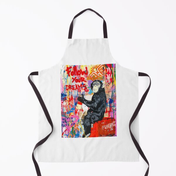 Item preview, Banksy Monkey Follow Your Dreams designed and sold by miles-conner.
