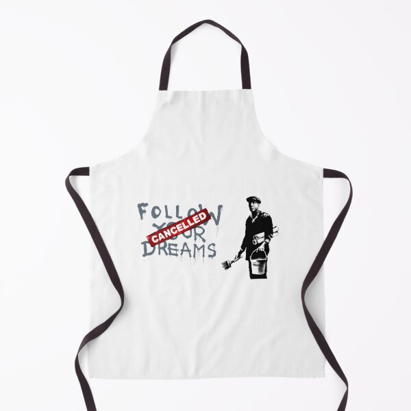 Item preview, Follow Your Dreams Cancelled - Banksy Quote designed and sold by miles-conner.