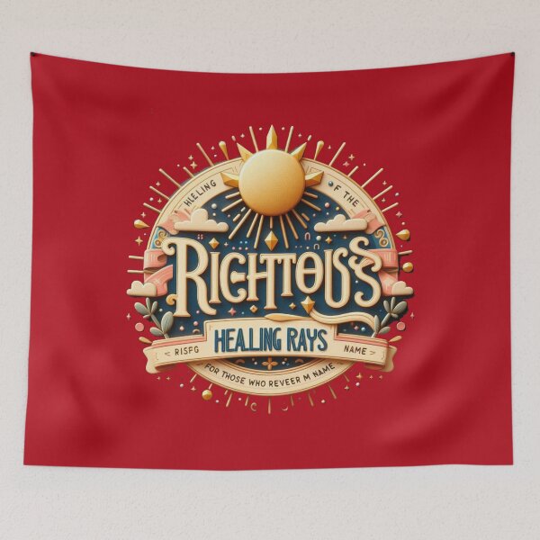 Item preview,  Healing Rays of the Righteous Sun – Malachi 4:2,  designed and sold by PaintMeWorld.