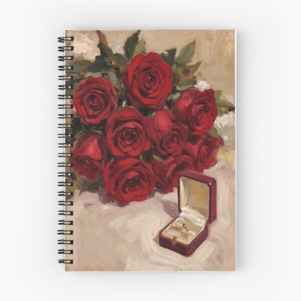Item preview, Roses & Ring Box — Proposal Mood (Oil Painting Style) designed and sold by SEIMEI2025.