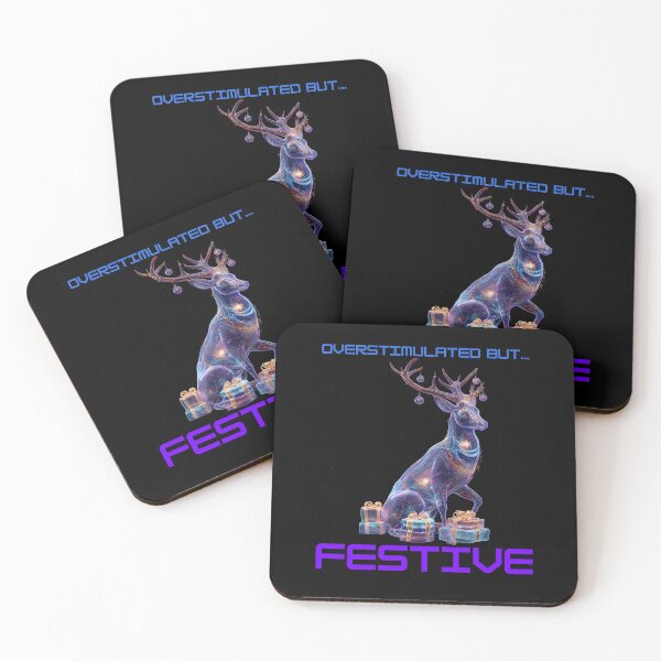 Item preview, Overstimulated But Festive designed and sold by Millsoft.