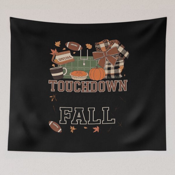 Item preview, Boho Floral Autumn Fall Football Collage Touchdown Game Day designed and sold by JulienAureo.