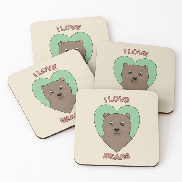 Item preview, I LOVE BEARS designed and sold by HugSomeNettles.