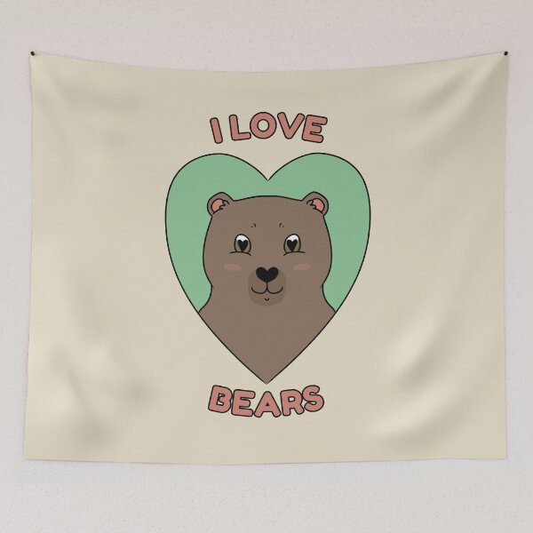 Item preview, I LOVE BEARS designed and sold by HugSomeNettles.