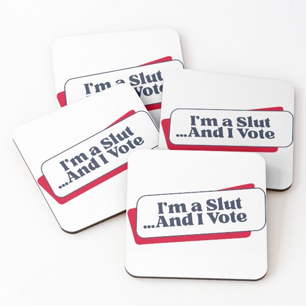 Item preview, I’m a Slut and I Vote designed and sold by UNK-Fatigues.