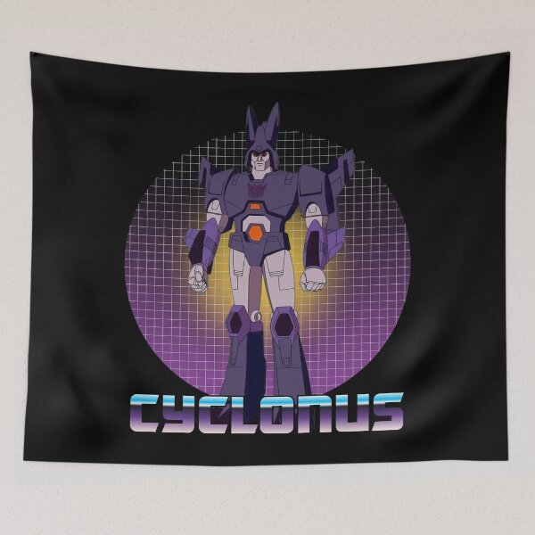Item preview, Cyclonus G1 Robot Retro 80s Villain designed and sold by Retr0Tshirts.