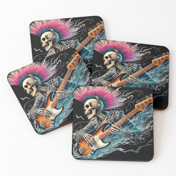 Item preview, Band Rock Punk Skeleton Band Rock designed and sold by ChristopheNoel1.