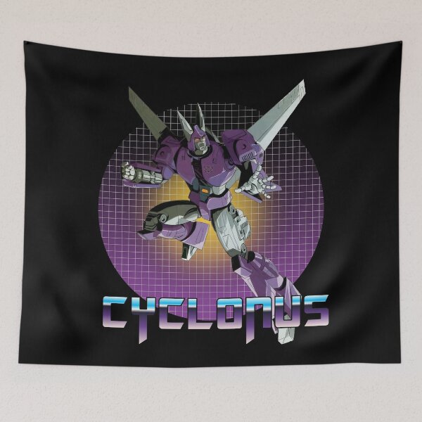 Item preview, Cyclonus G1 Robot Retro Villain V2 designed and sold by Retr0Tshirts.