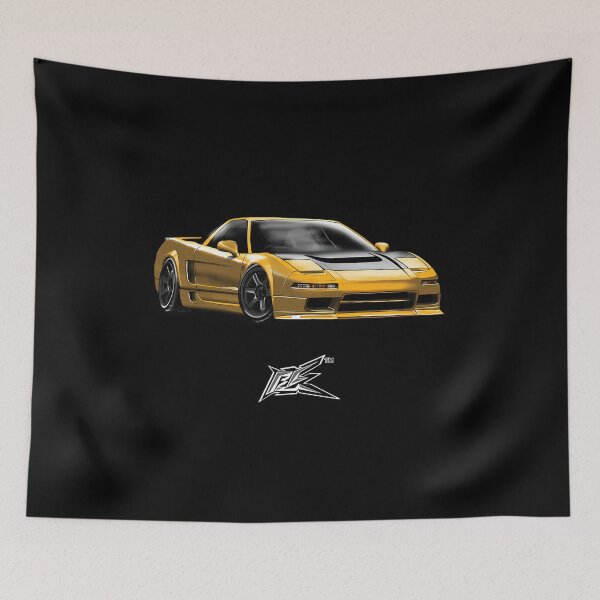 Aperçu de l'œuvre Supercar JDM Jaune créée et vendue par Dustinlivia.