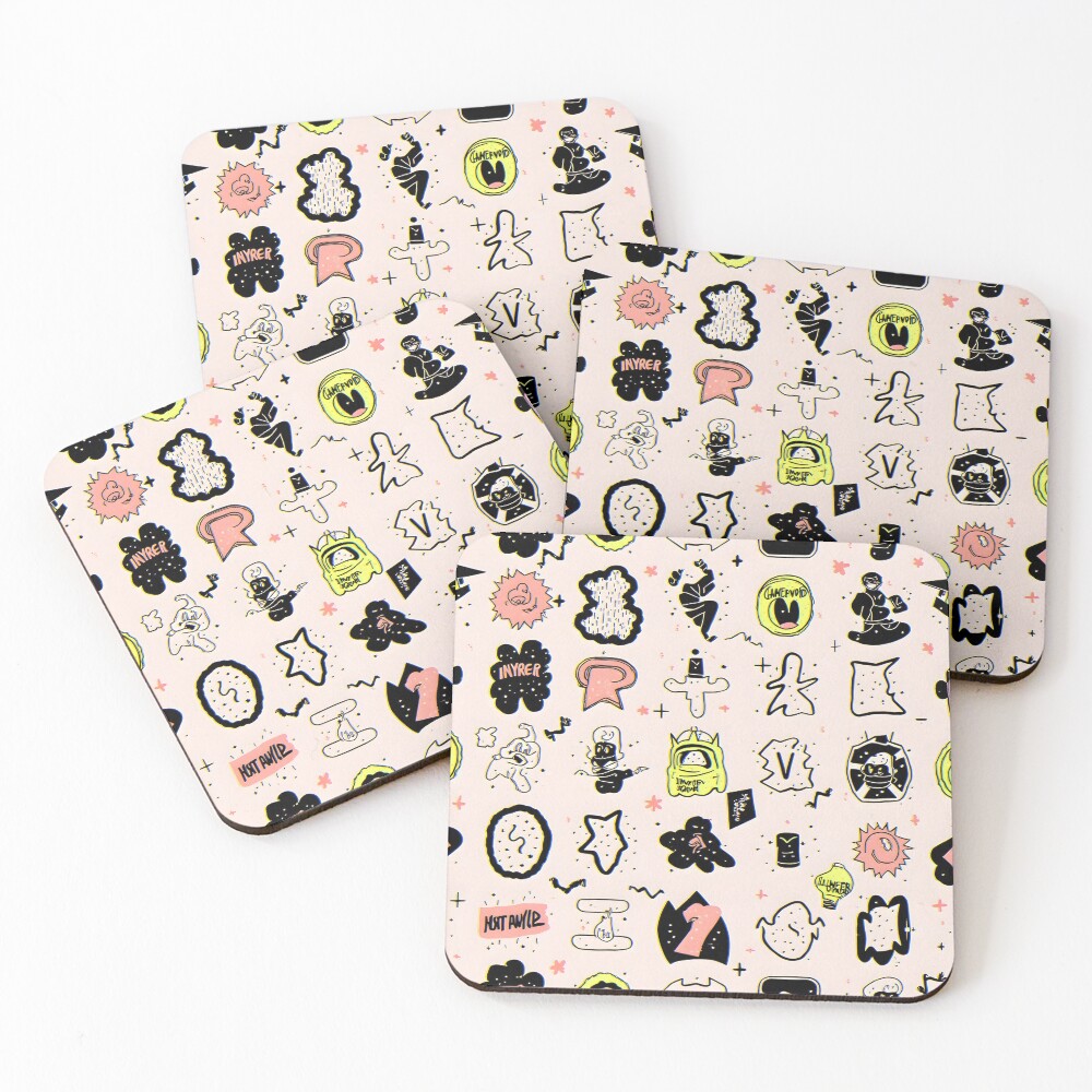 Item preview, Coasters (Set of 4) designed and sold by jinsumin.