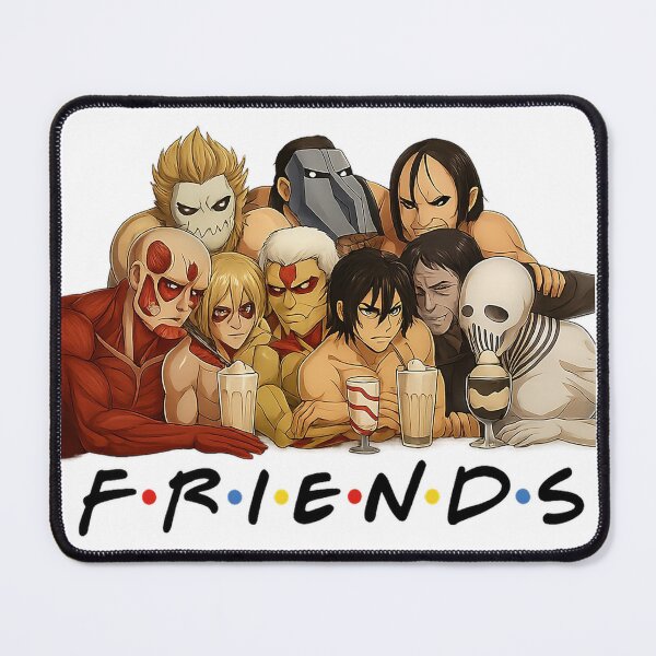 Item preview, Attack on Titan “FRIENDS” Titans Mashup designed and sold by SnapLabDesigns.