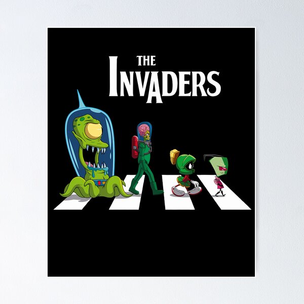 Item preview, The Invaders Crosswalk designed and sold by MathildLazure.