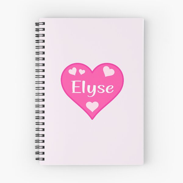 Item preview, Elyse Name Pink Heart  designed and sold by Jeallan Designs.
