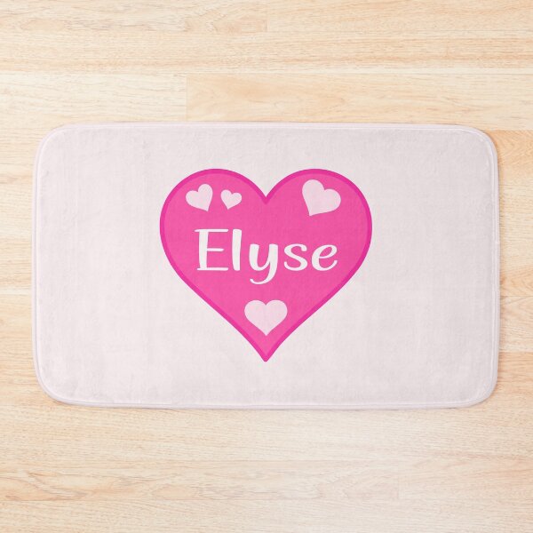 Item preview, Elyse Name Pink Heart  designed and sold by Jeallan Designs.