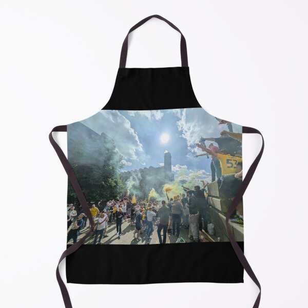Item preview, Leeds United fans celebrating winning The Championship. Millenium Square, Leeds. 3 May 2025.  designed and sold by Graham Geldard.