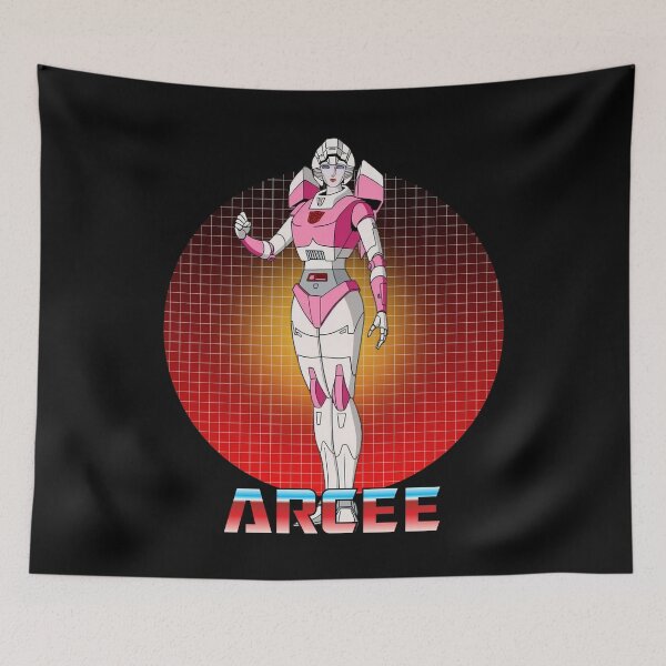 Item preview, Arcee G1 Retro Pink Robot designed and sold by Retr0Tshirts.