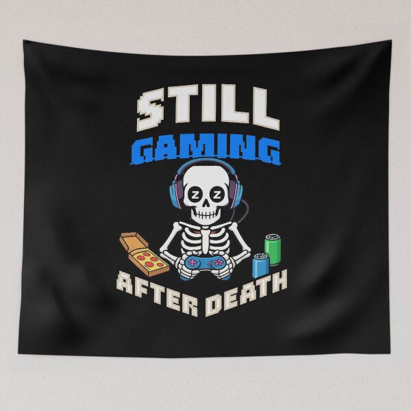 Item preview, Still Gaming After Loading Skeleton  designed and sold by SpeakingPrint2.