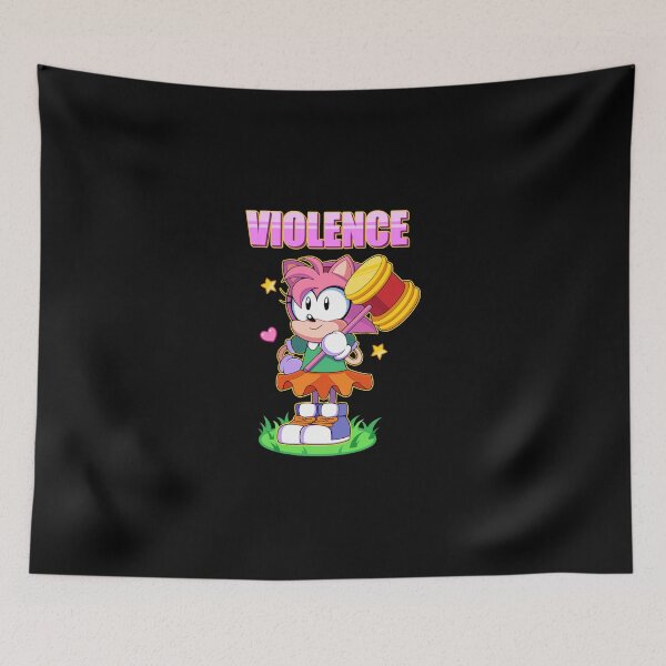 Item preview, Amy Rose VIOLENCE Classic T-Shirt designed and sold by traceyjamiedap.