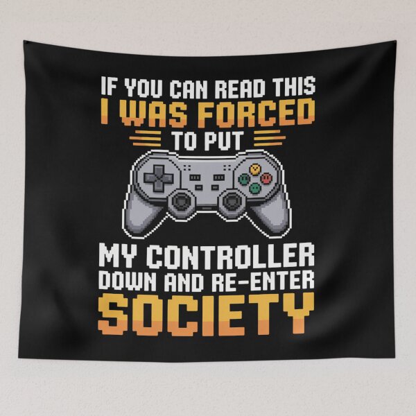 Item preview, Anti Social Funny Gaming designed and sold by tearbytea.