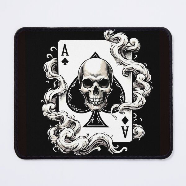 Item preview, Ace of Spades Skull designed and sold by ViaARTfactory.