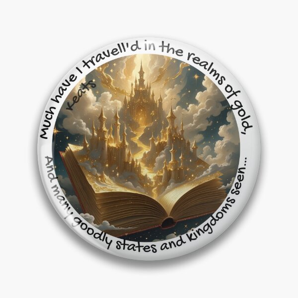 Item preview, Travell'd Realms of Gold - Keats designed and sold by stella literarium.