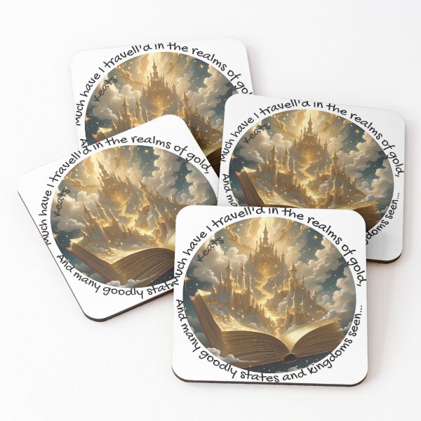 Item preview, Travell'd Realms of Gold - Keats designed and sold by stella literarium.