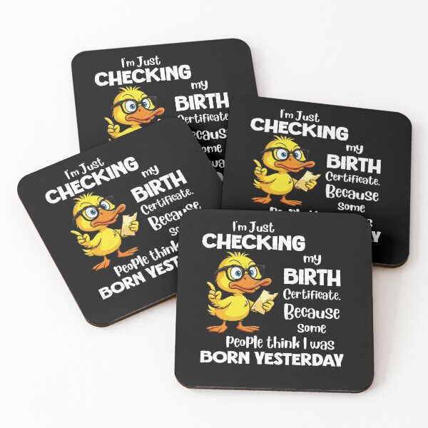 Item preview, Some People Think I Was Born Yesterday Penguin Joke designed and sold by AmizaMatter9.