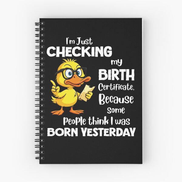 Item preview, Some People Think I Was Born Yesterday Penguin Joke designed and sold by AmizaMatter9.