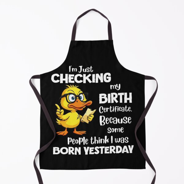 Item preview, Some People Think I Was Born Yesterday Penguin Joke designed and sold by AmizaMatter9.
